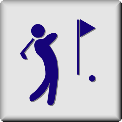 Download free flag human golf sport icon