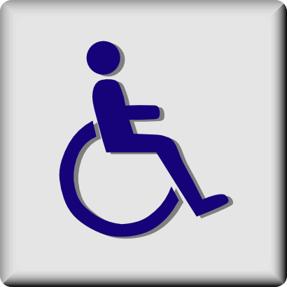 Download free human armchair handicapped icon