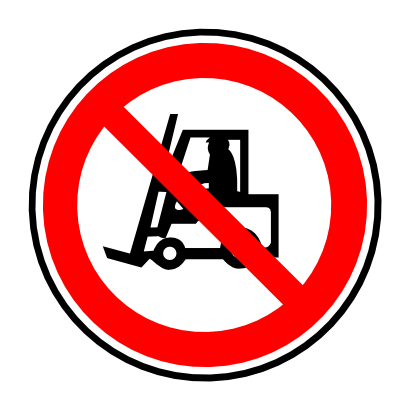 Download free red round prohibited transport truck icon