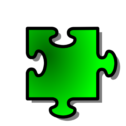 Download free green puzzle icon
