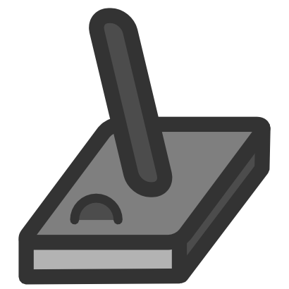 Download free game grey joystick joypad icon