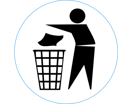 Download free human trash waste person icon