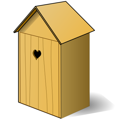 Download free wood building hut icon