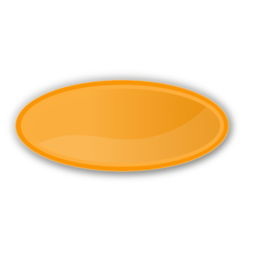 Download free orange oval icon