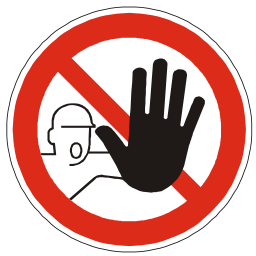 Download free red round pictogram prohibited stop icon