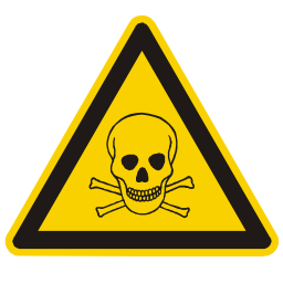 Download free bone alert triangle information skull attention dead icon