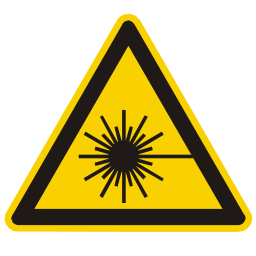 Download free alert triangle information attention laser icon