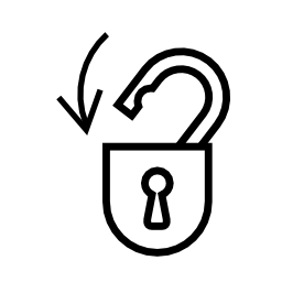 Download free padlock pictogram close icon