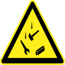 Download free key pictogram fall triangle object risk icon