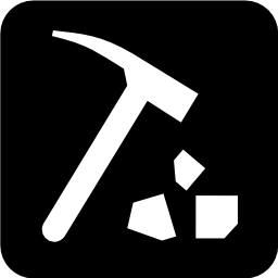 Download free hammer collection stone icon