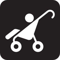 Download free child stroller icon