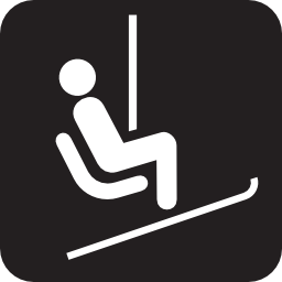 Download free snow mountain ski chair lift winter icon