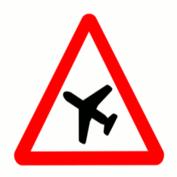 Download free triangle plane icon