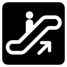 Download free staircase mechanical rise escalator icon