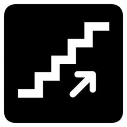 Download free staircase rise icon