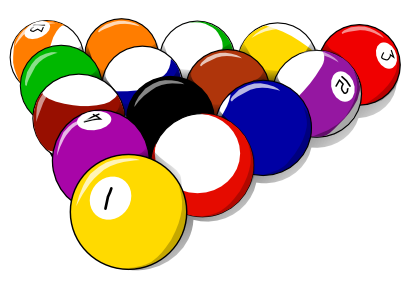 Download free billiard color number billiard ball icon