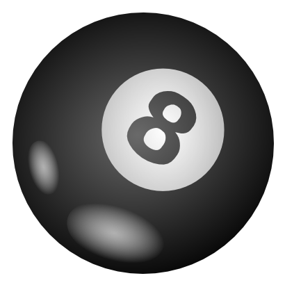 Download free black billiard eight billiard ball icon