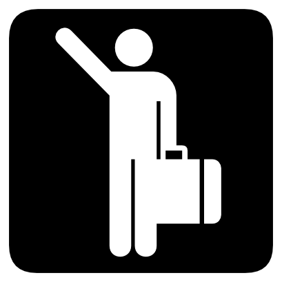Download free suitcase passenger icon