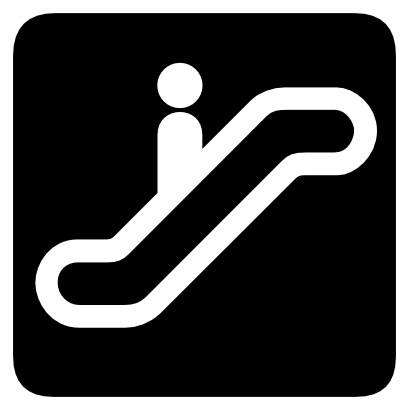 Download free person escalator icon