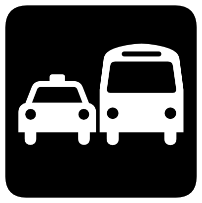 Download free car bus motorbus autobus taxi icon