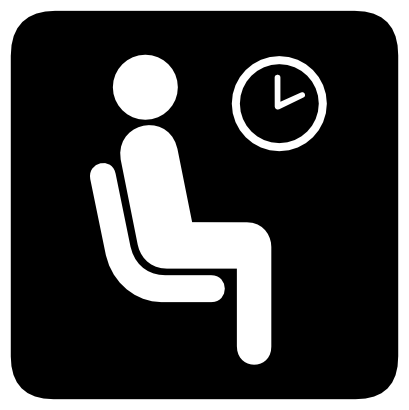 Download free clock hour seat person icon