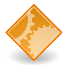 Download free other rhombus orange icon