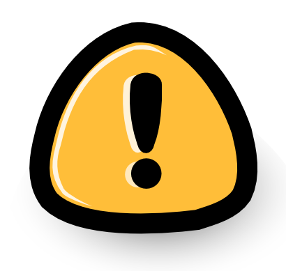 Download free orange exclamation dot icon