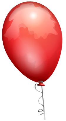 Download free red balloon icon
