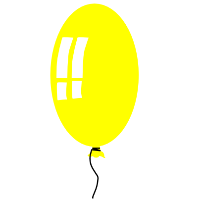 Download free yellow balloon icon