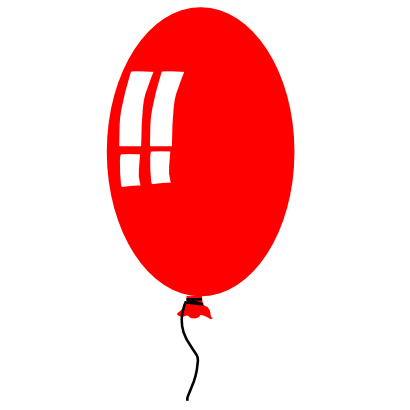 Download free red balloon icon
