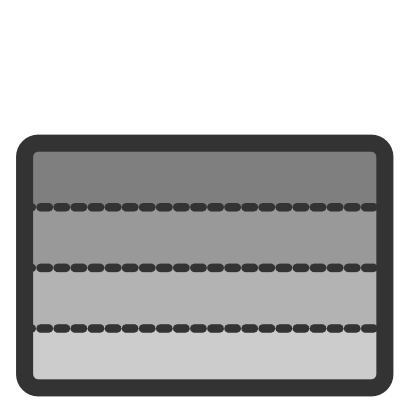 Download free grey bar rectangle icon