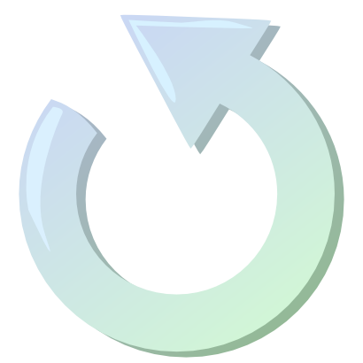 Download free blue round arrow icon