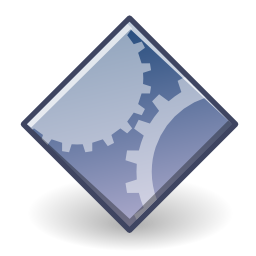 Download free rhombus blue executable icon