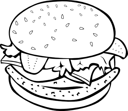 Download free food bread hamburger icon