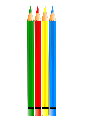 Download free pencil color icon