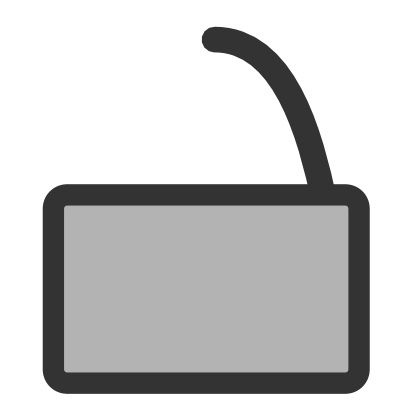 Download free grey antenna rectangle icon