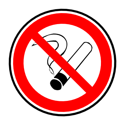 Download free red round cigarette panel icon