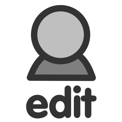 Download free grey editor person icon