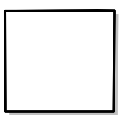 Download free square white mathematical polygon icon