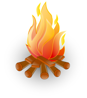 Download free fire flame wood icon