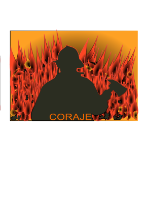 Download free helmet fire flame firemen ax icon