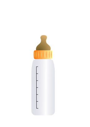 Download free baby baby bottle icon