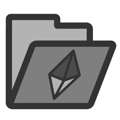 Download free rhombus grey folder icon