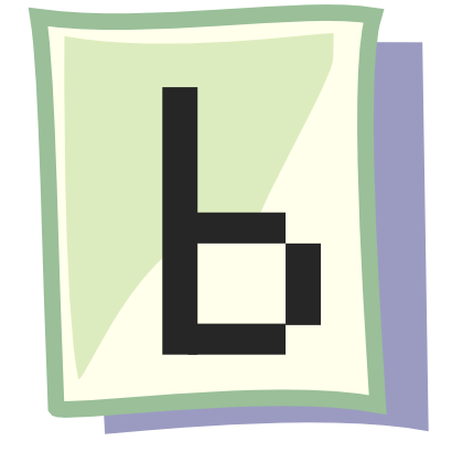 Download free letter sheet text icon