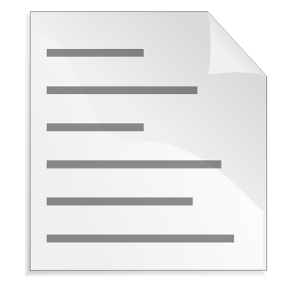 Download free sheet paper line icon