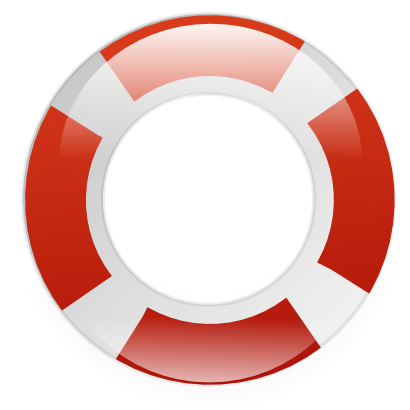 Download free red round white icon