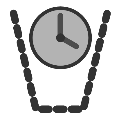 Download free clock hour trash bin icon