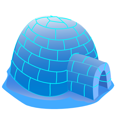 Download free frozen house igloo icon