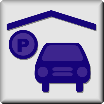 Download free house parking car icon