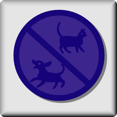 Download free animal cat dog prohibited icon